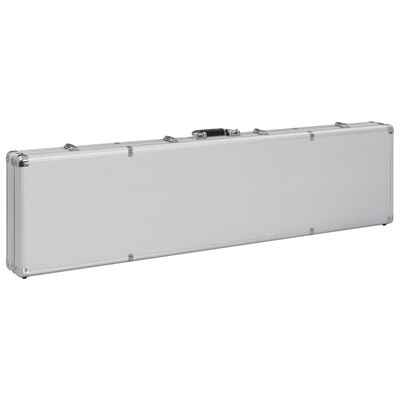 vidaXL Βαλίτσα Όπλου Ασημί 134 x 35 x 12 εκ. από Αλουμίνιο