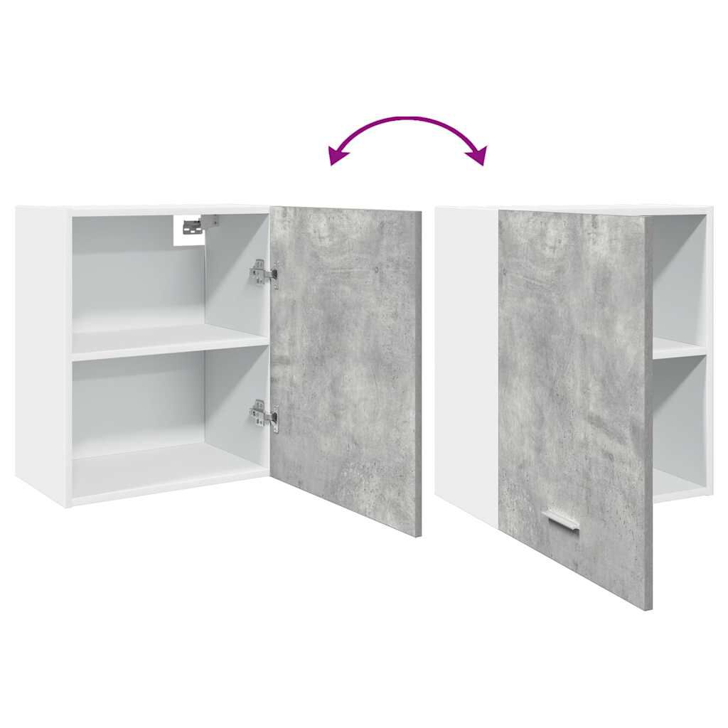 vidaXL Ντουλάπι Κρεμαστό Lyon Γκρι Σκυροδέματος 50x31x60εκ. Επεξ. Ξύλο