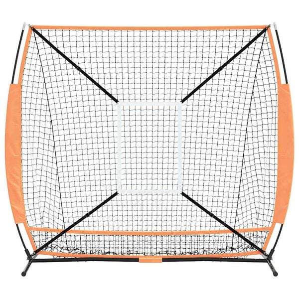 vidaXL Μπέιζμπολ & Σόφτμπολ Μαύρο 180 x 90 x 153 εκ. Πολυεστέρας