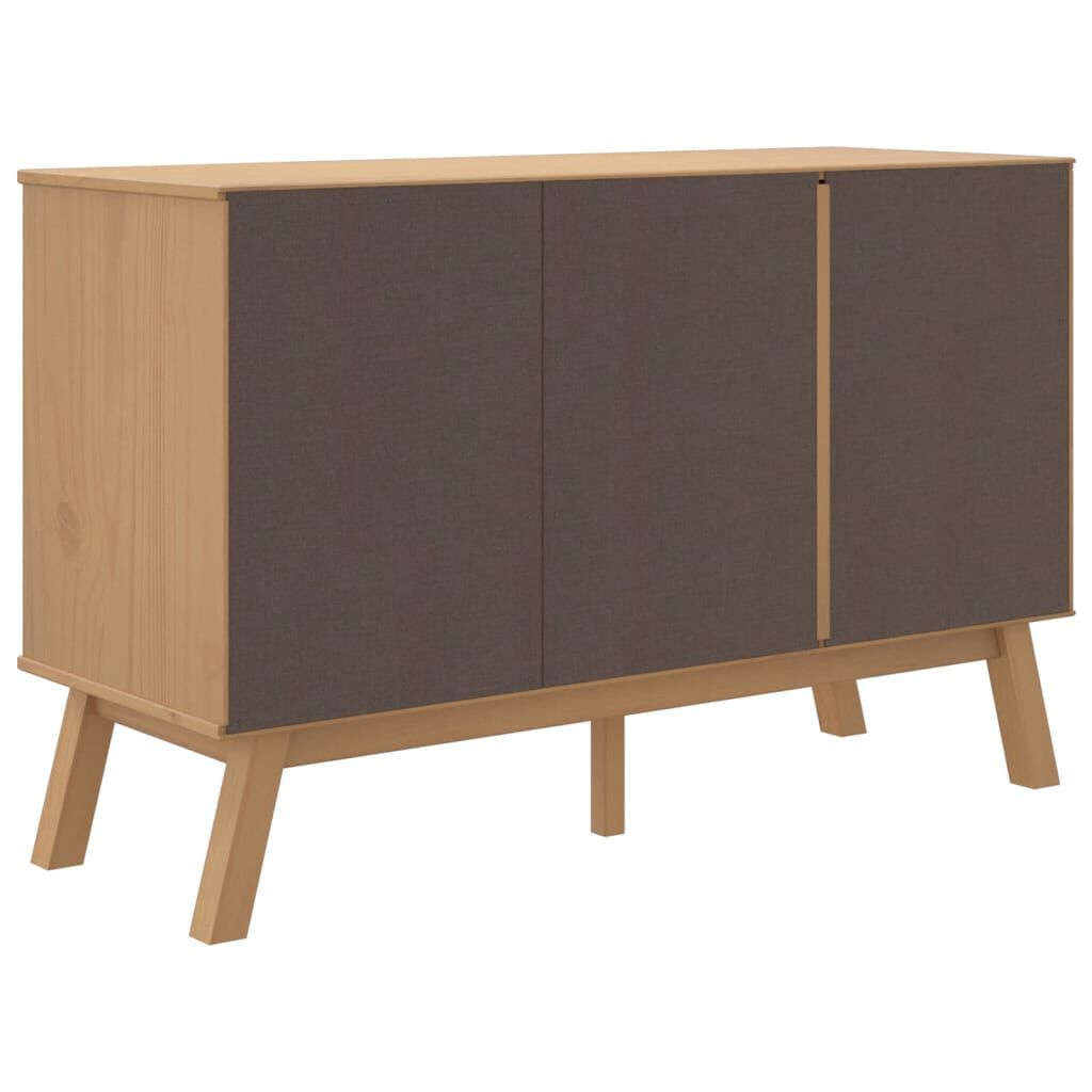 vidaXL Μπουφές OLDEN Καφέ 114 x 43 x 73,5 εκ. από Μασίφ Ξύλο Πεύκου