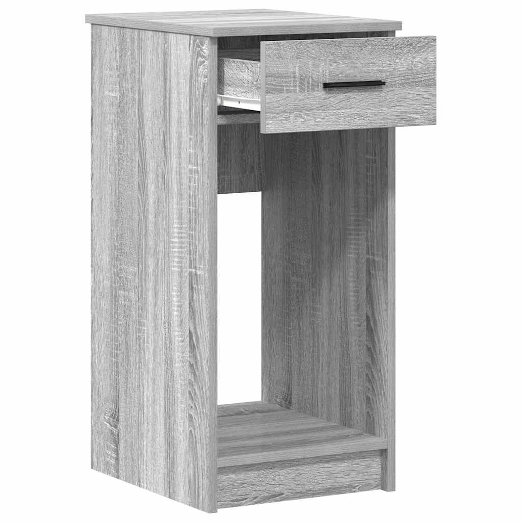 vidaXL Βάση πύργου υπολογιστή με συρτάρι Γκρι Sonoma 35x45x77 εκ.