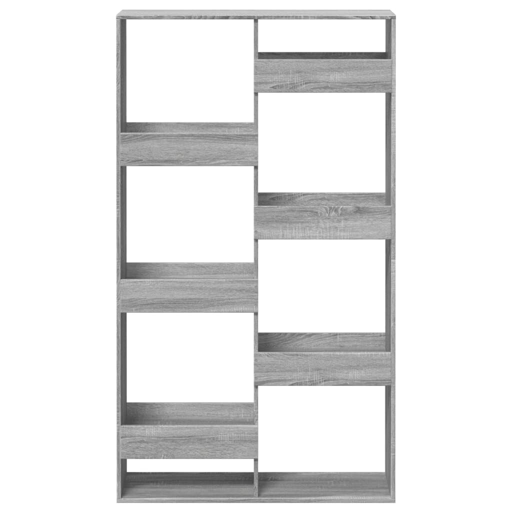 vidaXL Βιβλιοθήκη/Διαχωριστικό Χώρου Γκρι 100x33x175 εκ. Επεξ. Ξύλο