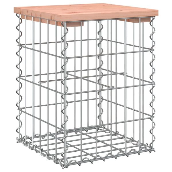 vidaXL Πάγκος Κήπου Συρματοκιβώτιο 33 x 31 x 42 εκ. Μασίφ Ψευδοτσούγκα