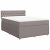vidaXL &Kappa;&rho;&epsilon;&beta;ά&tau;&iota; Boxspring &mu;&epsilon; &Sigma;&tau;&rho;ώ&mu;&alpha; Taupe 160x200 &epsilon;&kappa;. &Upsilon;&phi;&alpha;&sigma;&mu;ά&tau;&iota;&nu;&omicron;