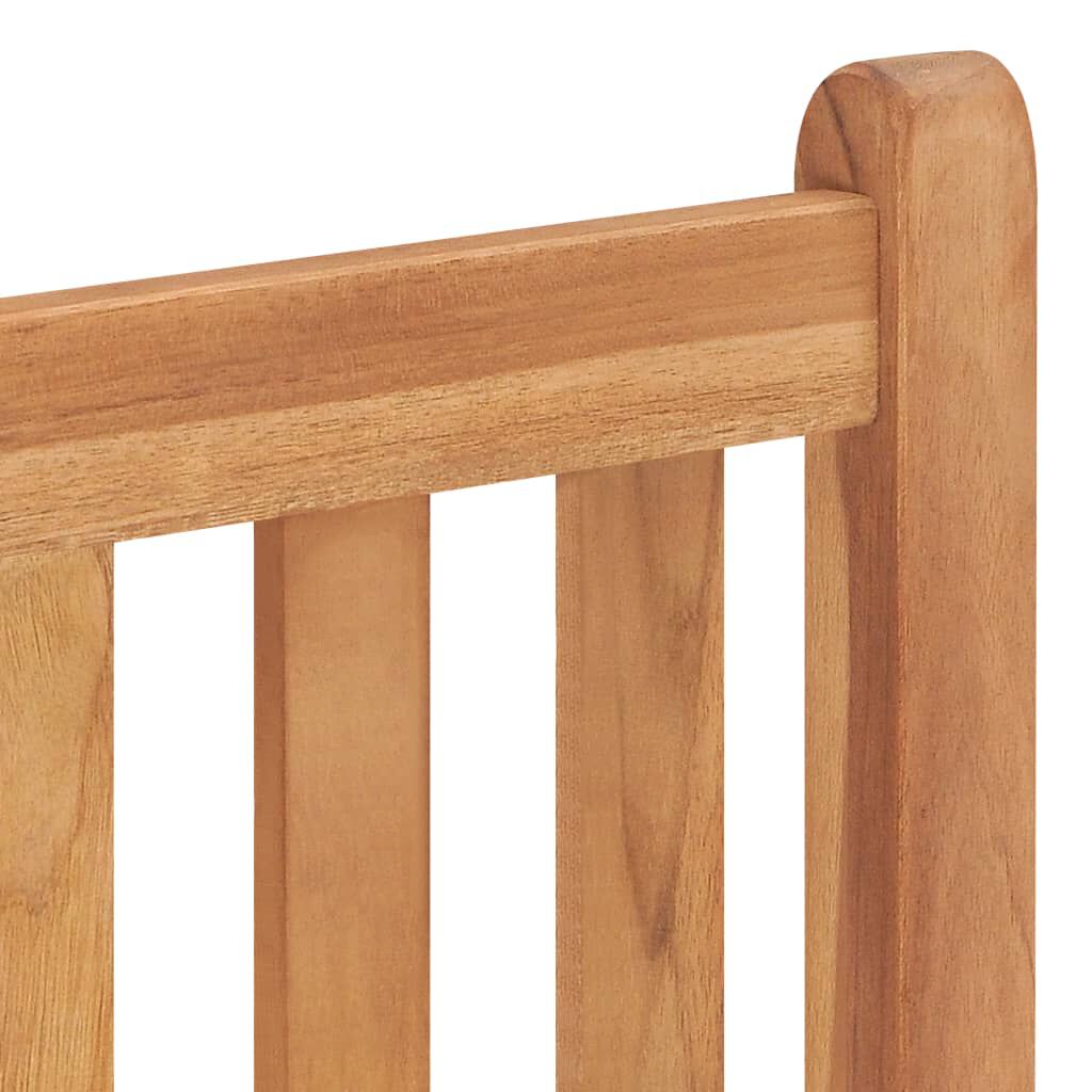 vidaXL Καρέκλες Κήπου 2 τεμ. από Μασίφ Ξύλο Teak