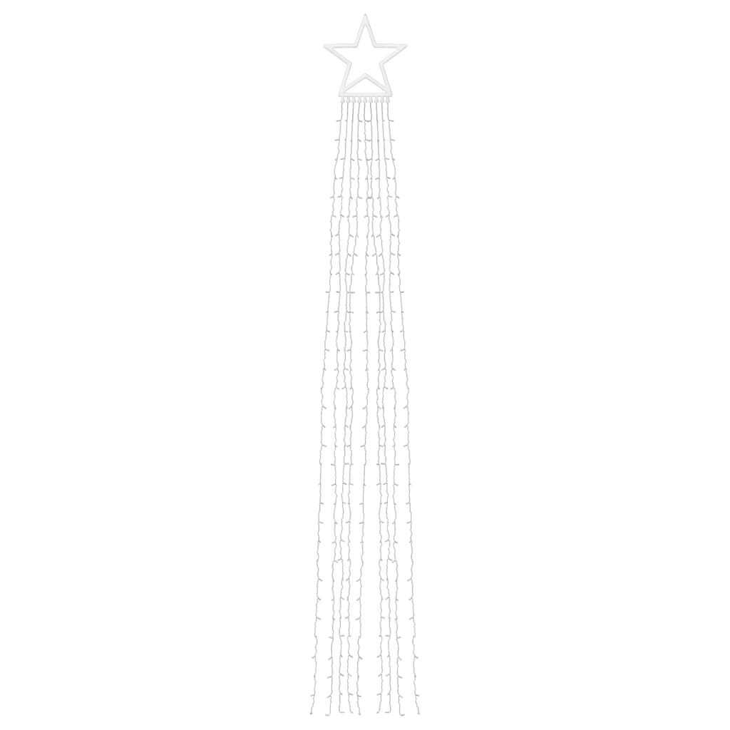 vidaXL Φωτιστικό Χριστουγεννιάτικο Δέντρο 320 LED Μπλε 375 εκ.