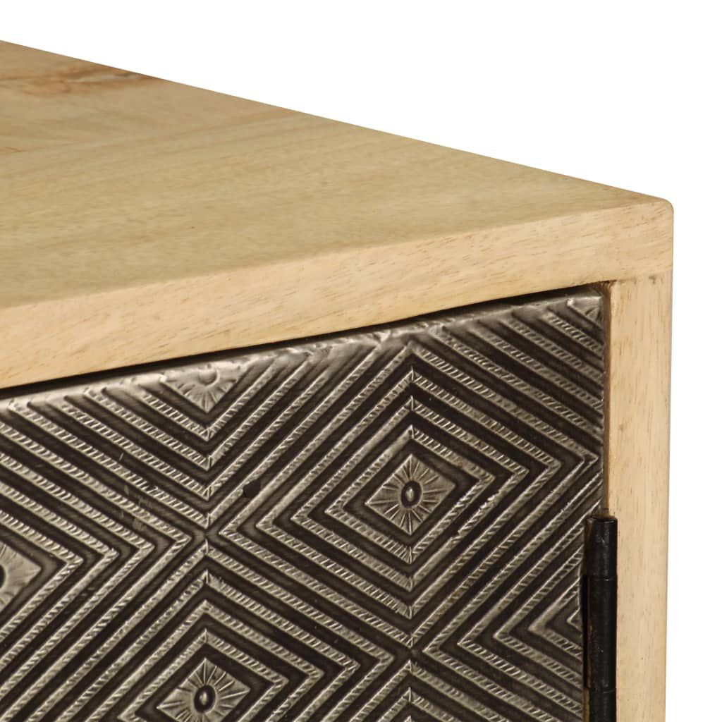 vidaXL Μπουφές 120 x 30 x 75 εκ. από Μασίφ Ξύλο Μάνγκο