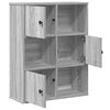 vidaXL Βιβλιοθήκη Γκρι Sonoma 60x24x76,5 εκ. από Επεξεργασμένο Ξύλο