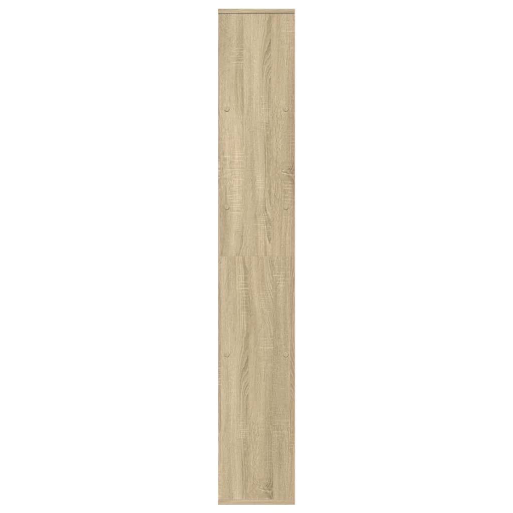 vidaXL Βιβλιοθήκη/Διαχωριστικό Χώρου Δρυς 67x25x161,5 εκ. Επεξ. Ξύλο