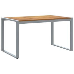 vidaXL &Tau;&rho;&alpha;&pi;έ&zeta;&iota; &Kappa;ή&pi;&omicron;&upsilon; &Gamma;&kappa;&rho;&iota; 140 x 80 x 75 cm &Sigma;&tau;&epsilon;&rho;&epsilon;ό &Xi;ύ&lambda;&omicron; &Alpha;&kappa;&alpha;&kappa;ί&alpha;&sigmaf;