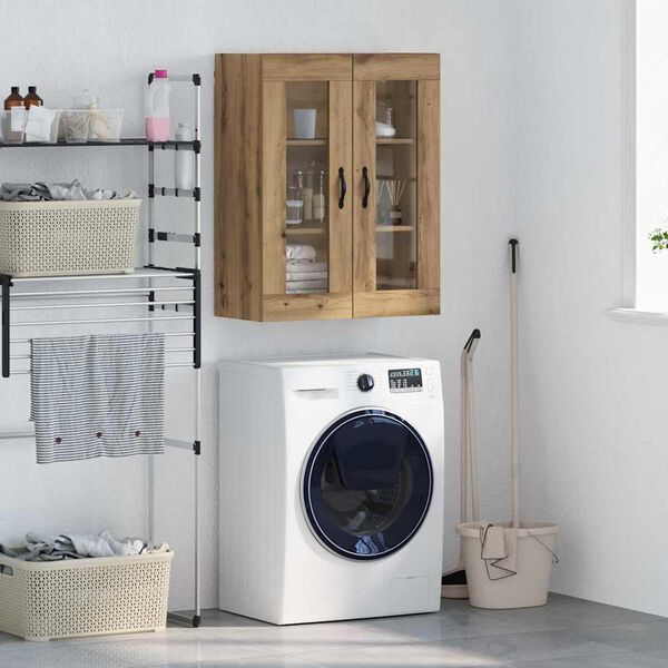 vidaXL &Epsilon;&pi;&iota;&tau;&omicron;ί&chi;&iota;&omicron; &nu;&tau;&omicron;&upsilon;&lambda;ά&pi;&iota; Artisan Oak 69,5 x 34 x 90 &epsilon;&kappa;.