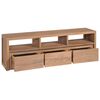 vidaXL Έ&pi;&iota;&pi;&lambda;&omicron; &Tau;&eta;&lambda;&epsilon;ό&rho;&alpha;&sigma;&eta;&sigmaf; 120x30x40 &epsilon;&kappa; &Mu;&alpha;&sigma;ί&phi; &Xi;ύ&lambda;&omicron; Teak/&Phi;&upsilon;&sigma;&iota;&kappa;ό &Phi;&iota;&nu;ί&rho;&iota;&sigma;&mu;&alpha;