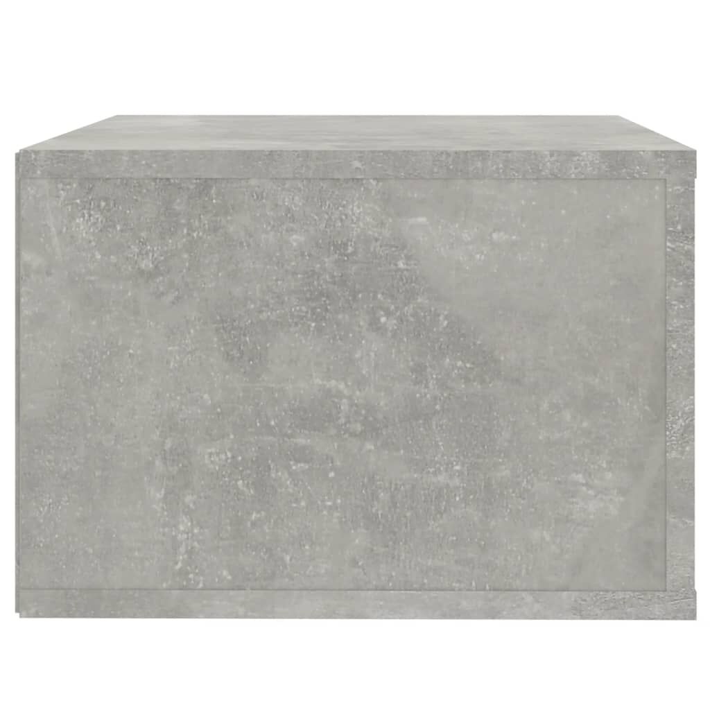 vidaXL Κομοδίνο Επιτοίχιο Γκρι Σκυροδέματος 50x36x25 εκ.