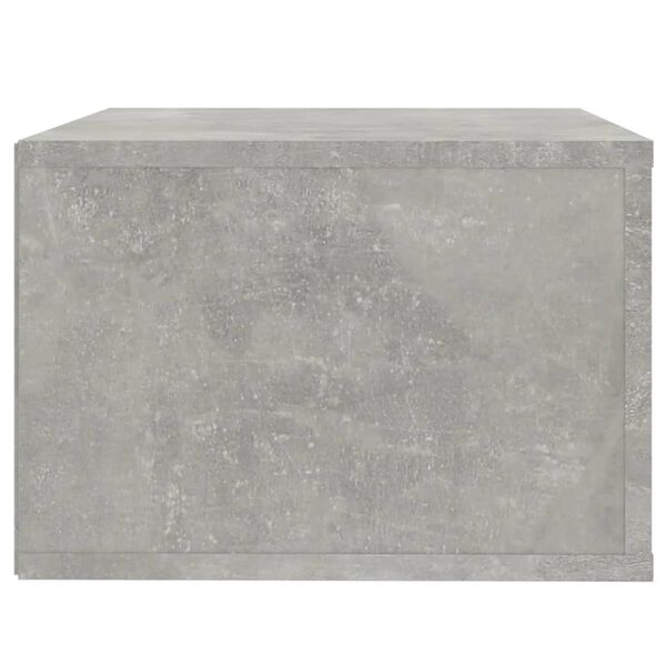 vidaXL Κομοδίνο Επιτοίχιο Γκρι Σκυροδέματος 50x36x25 εκ.