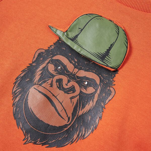 Φούτερ Παιδικό Σκούρο Πορτοκαλί 140