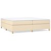 vidaXL &Kappa;&rho;&epsilon;&beta;ά&tau;&iota; Boxspring &mu;&epsilon; &Sigma;&tau;&rho;ώ&mu;&alpha; &Kappa;&rho;&epsilon;&mu; 200x200 &epsilon;&kappa;. &Upsilon;&phi;&alpha;&sigma;&mu;ά&tau;&iota;&nu;&omicron;