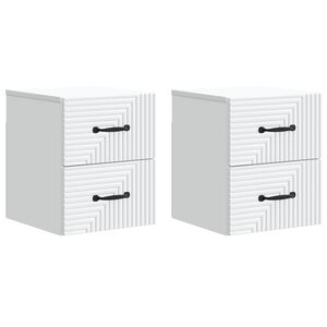 vidaXL &Tau;&omicron;ί&chi;&omicron;&upsilon; &Kappa;&rho;&epsilon;&mu;&alpha;&sigma;&tau;ό &Kappa;&omicron;&mu;&omicron;&delta;ί&nu;&omicron; 2 pcs &Lambda;&epsilon;&upsilon;&kappa;ό 34,5 x 33 x 40 &epsilon;&kappa;