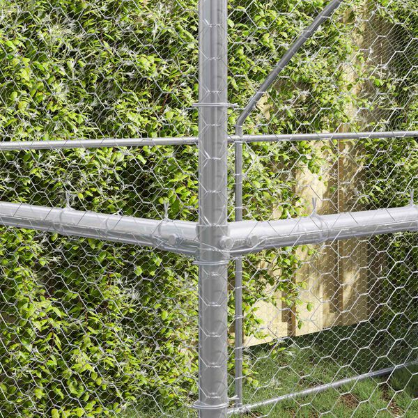 vidaXL &Kappa;&lambda;&omicron;&upsilon;&beta;ί &gamma;&iota;&alpha; &kappa;ό&tau;&epsilon;&sigmaf; 3 pcs &Alpha;&sigma;&eta;&mu;ί 600 x 200 x 200 &epsilon;&kappa;. &Chi;ά&lambda;&upsilon;&beta;&alpha;&sigmaf; &kappa;&alpha;&iota; PE