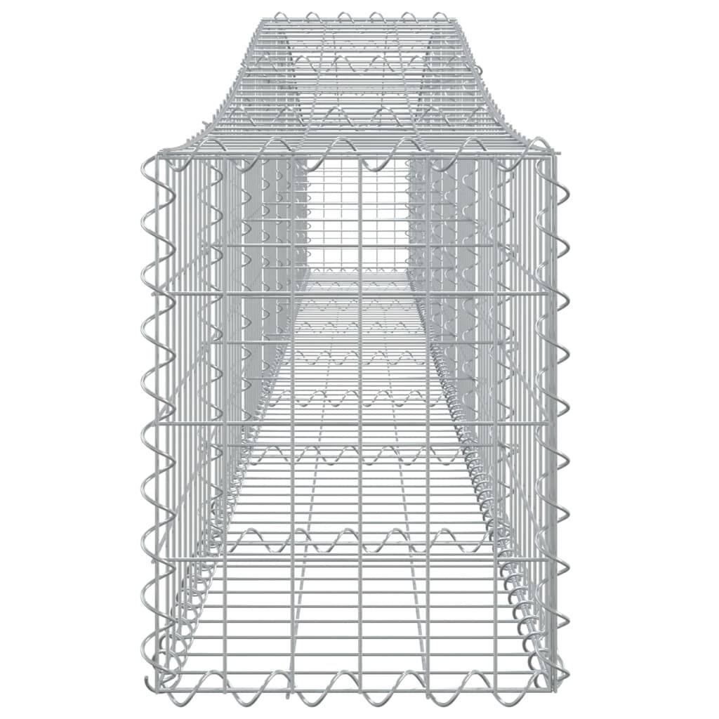 vidaXL Συρματοκιβώτιο Τοξωτό 400x30x40/60εκ. από Γαλβανισμένο Χάλυβα