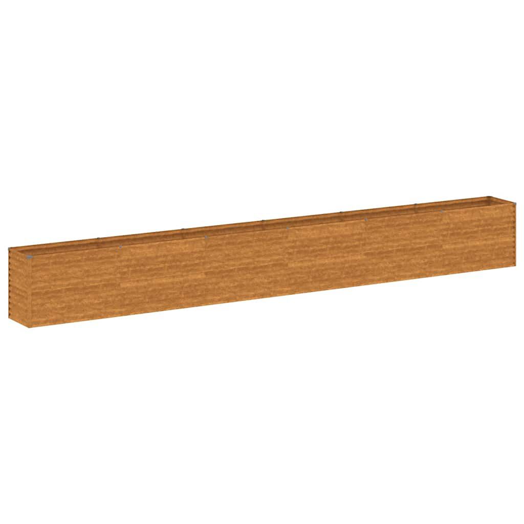 vidaXL Ζαρντινιέρα 578 x 50 x 69 εκ. από Ατσάλι Σκληρυθέν στον Αέρα