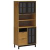 vidaXL &Nu;&tau;&omicron;&upsilon;&lambda;ά&pi;&iota; FLAM 80x40x80&epsilon;&kappa;. &alpha;&pi;ό &Mu;&alpha;&sigma;ί&phi; &Xi;ύ&lambda;&omicron; &Pi;&epsilon;ύ&kappa;&omicron; &mu;&epsilon; &Gamma;&upsilon;ά&lambda;&iota;&nu;&eta; &Pi;ό&rho;&tau;&alpha;