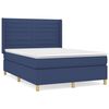 vidaXL &Kappa;&rho;&epsilon;&beta;ά&tau;&iota; Boxspring &mu;&epsilon; &Sigma;&tau;&rho;ώ&mu;&alpha; &Mu;&pi;&lambda;&epsilon; 140x190 &epsilon;&kappa;. &Upsilon;&phi;&alpha;&sigma;&mu;ά&tau;&iota;&nu;&omicron;