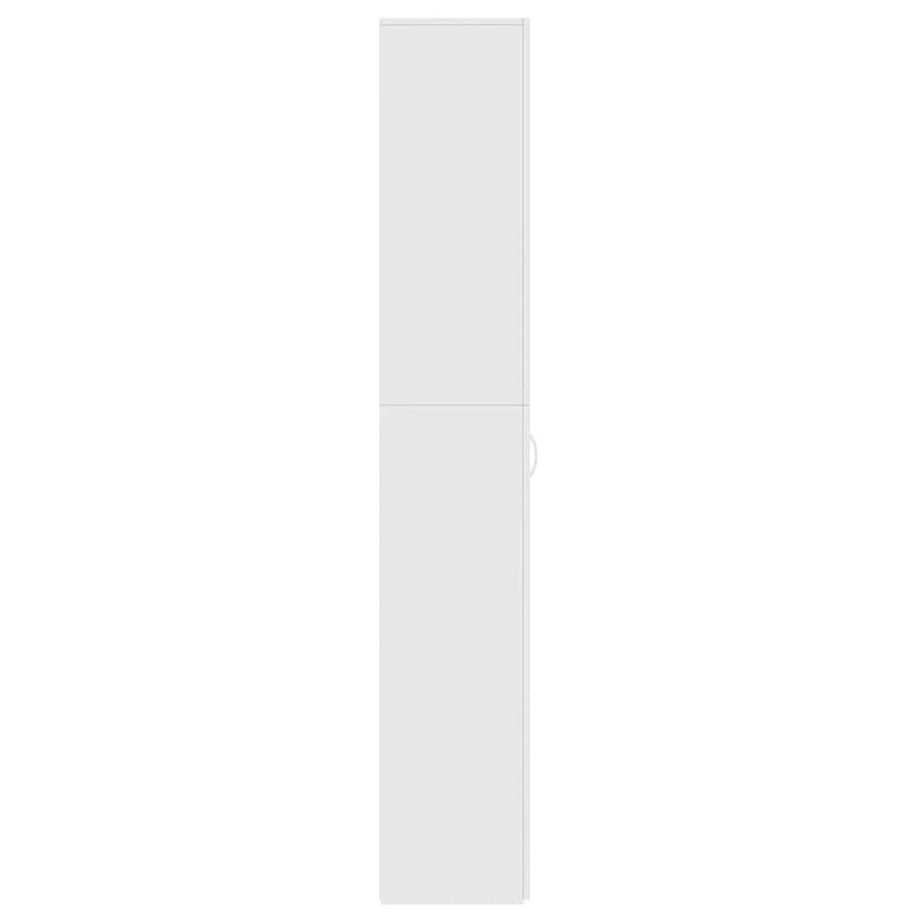 vidaXL Ντουλάπα Γραφείου Λευκή 60 x 32 x 190 εκ. από Επεξ. Ξύλο