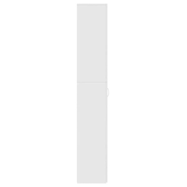 vidaXL Ντουλάπα Γραφείου Λευκή 60 x 32 x 190 εκ. από Επεξ. Ξύλο