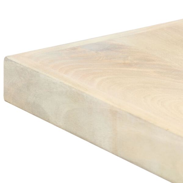 vidaXL Τραπεζαρία Λευκή 160 x 80 x 75 εκ. από Μασίφ Ξύλο Μάνγκο