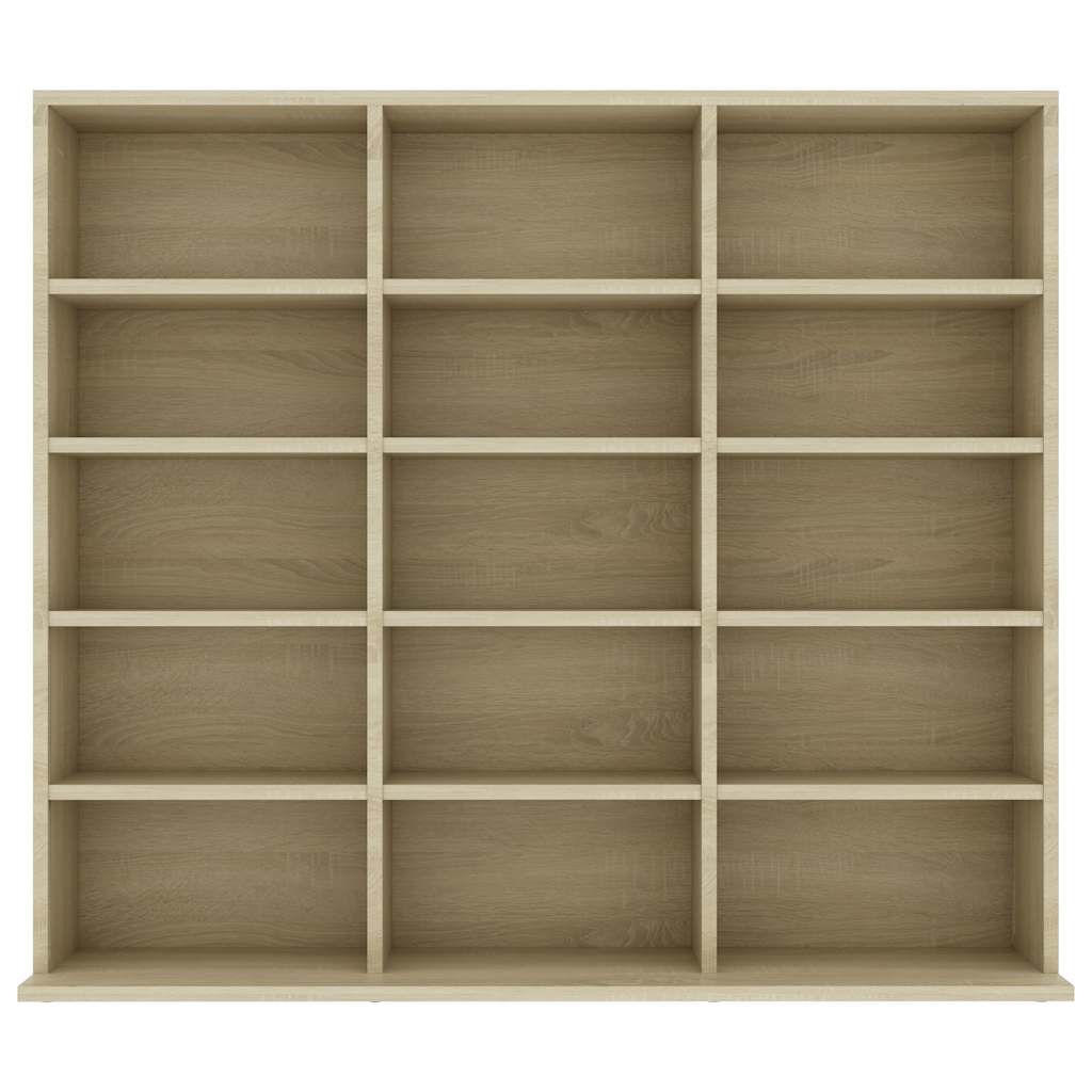 vidaXL Έπιπλο για CD Χρώμα Sonoma Δρυς 100x23x89,5 εκ. από Επεξ. Ξύλο