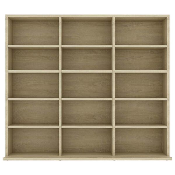 vidaXL Έπιπλο για CD Χρώμα Sonoma Δρυς 100x23x89,5 εκ. από Επεξ. Ξύλο