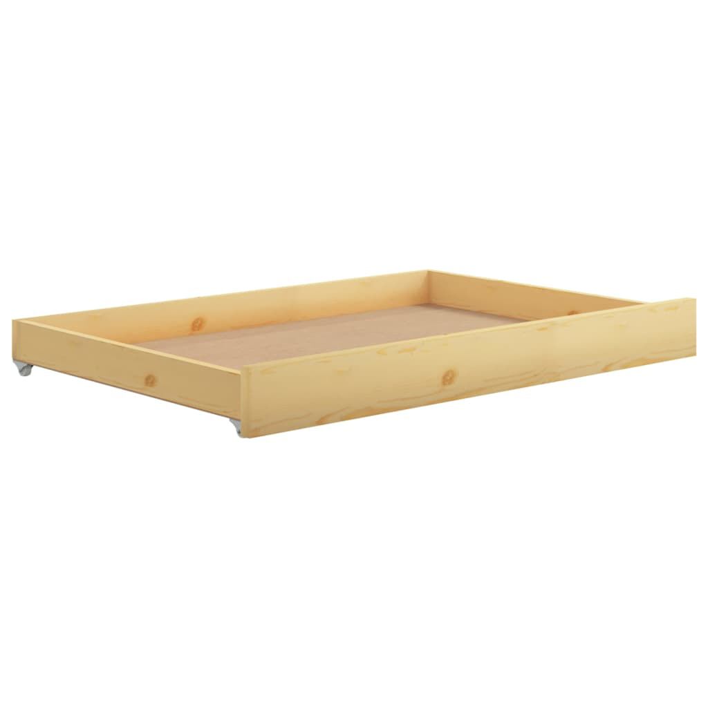 vidaXL Καναπές Κρεβάτι Συρόμενος 2x(90x200) εκ. από Μασίφ Ξύλο Πεύκου