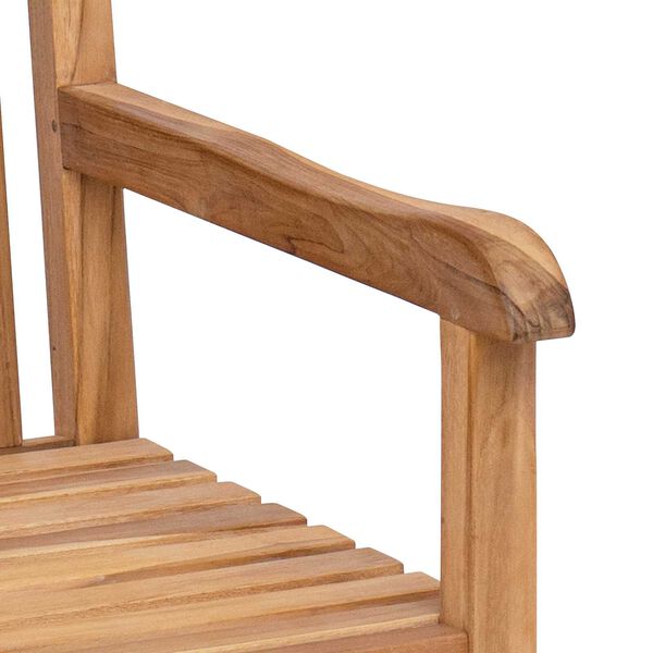 vidaXL Παγκάκι κήπου Καφέ 228 x 60 x 90 εκ Μασίφ ξύλο teak