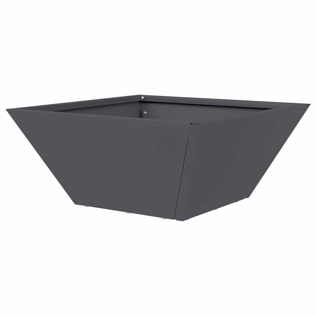 vidaXL Γλάστρα Κήπου 5 pcs Ανθρακί 35 x 35 x 15 εκ. Ατσάλι
