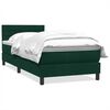 vidaXL Box Spring &kappa;&rho;&epsilon;&beta;ά&tau;&iota; &mu;&epsilon; &sigma;&tau;&rho;ώ&mu;&alpha; &sigma;&kappa;&omicron;ύ&rho;&omicron; &pi;&rho;ά&sigma;&iota;&nu;&omicron; 80x220&epsilon;&kappa;. &Beta;&epsilon;&lambda;&omicron;ύ&delta;&iota;&nu;&omicron;