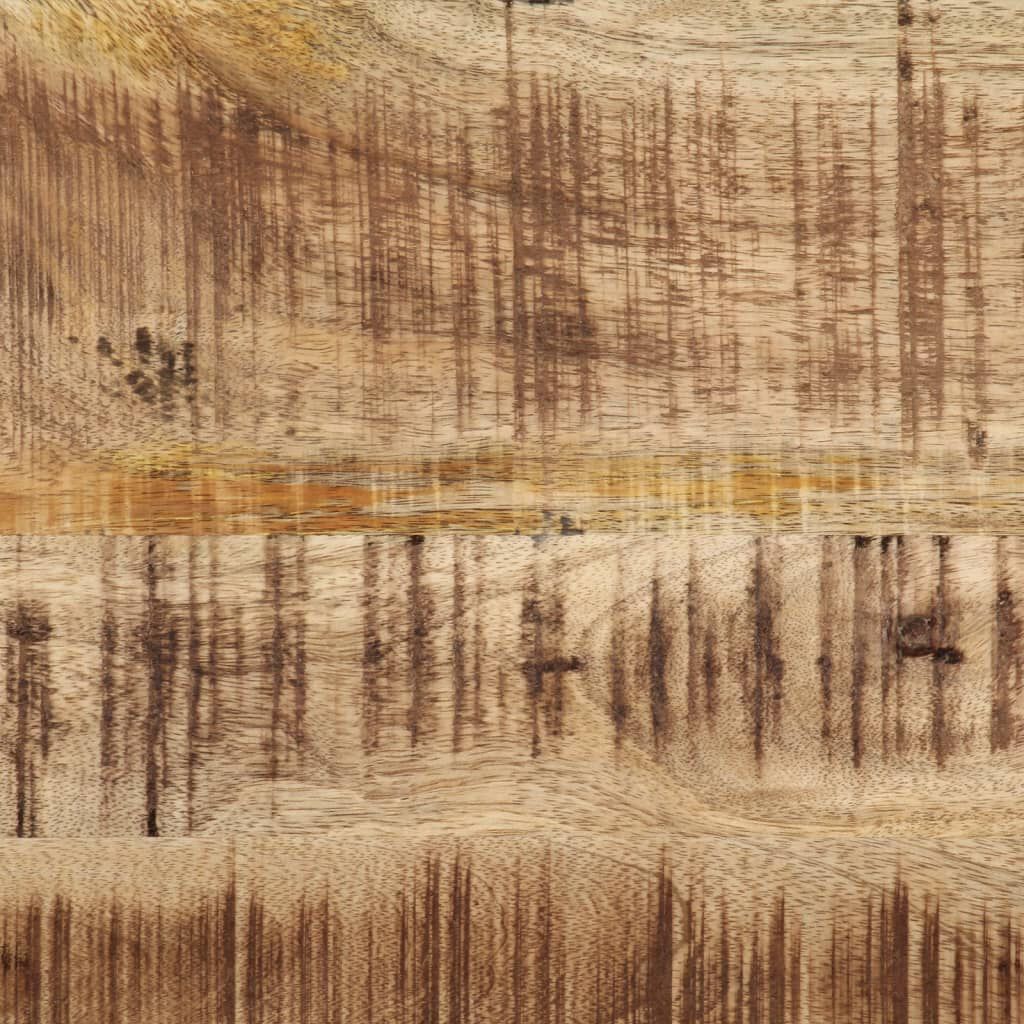 vidaXL Τραπεζαρία 110 x 55 x 75 εκ. από Μασίφ Ακατέργαστο Ξύλο Μάνγκο
