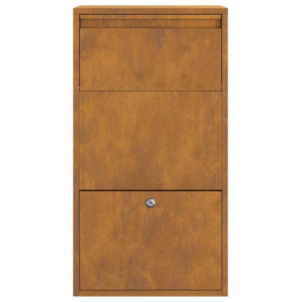 vidaXL Γραμματοκιβώτιο Πακέτων 44x22x82 εκ. Ανθεκτικό Ατσάλι