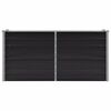 vidaXL Ζαρντινιέρα Υπερυψωμένη Ανθρακί 160x40x77 εκ. Γαλβαν. Χάλυβας