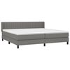 vidaXL &Kappa;&rho;&epsilon;&beta;ά&tau;&iota; Boxspring &mu;&epsilon; &Sigma;&tau;&rho;ώ&mu;&alpha; &Sigma;&kappa;&omicron;ύ&rho;&omicron; &Gamma;&kappa;&rho;&iota; 200x200 &epsilon;&kappa;. &Upsilon;&phi;&alpha;&sigma;&mu;ά&tau;&iota;&nu;&omicron;