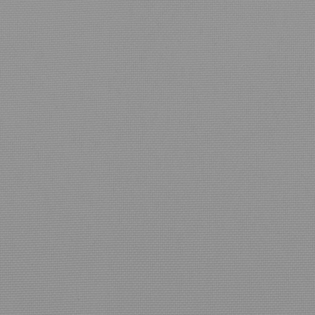 vidaXL Μαξιλάρια Καρέκλας Κήπου 4 τεμ. Γκρι 40x40x7 εκ. Υφασμάτινα