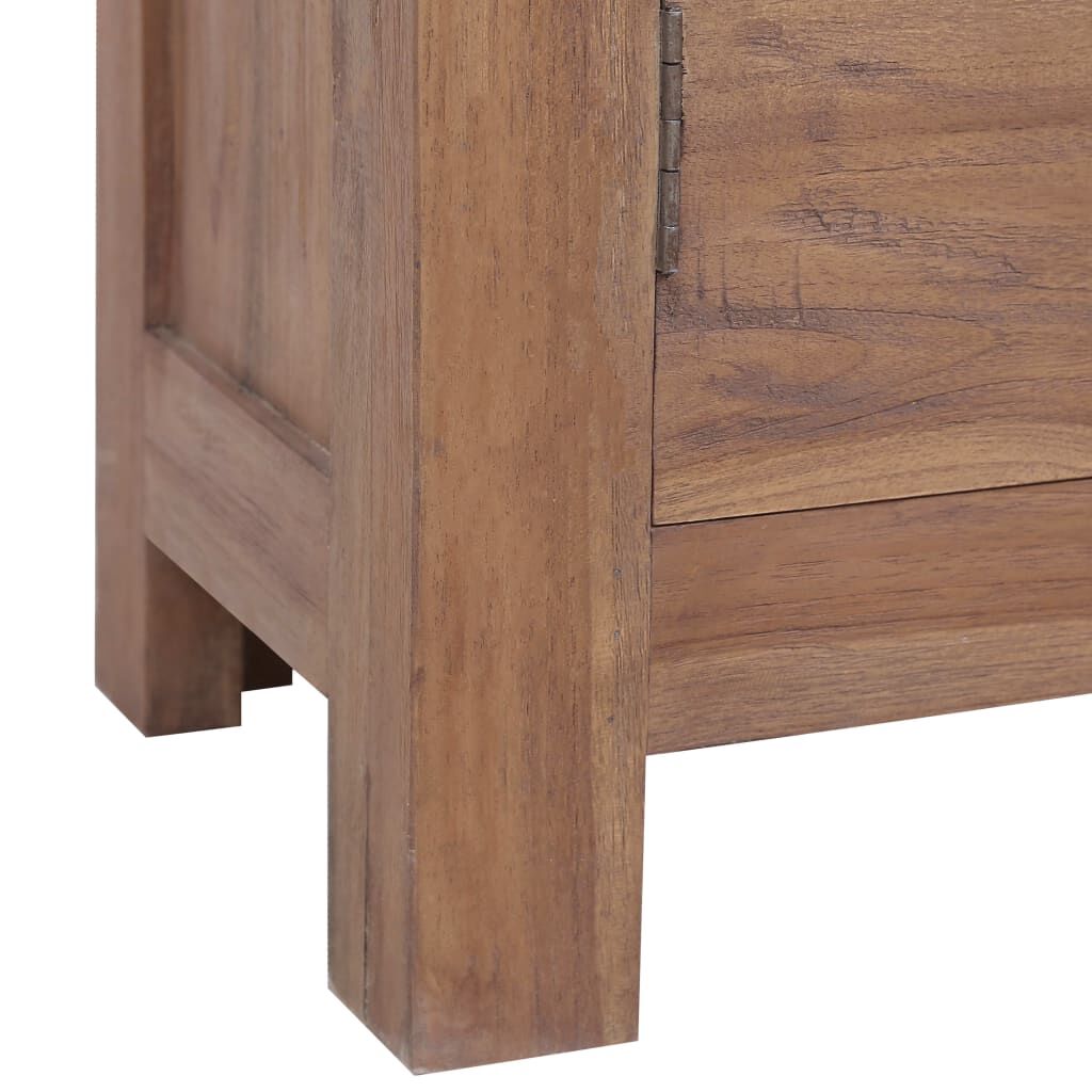 vidaXL Ντουλάπι με Συρτάρια 65 x 30 x 75 εκ. από Μασίφ Ξύλο Teak