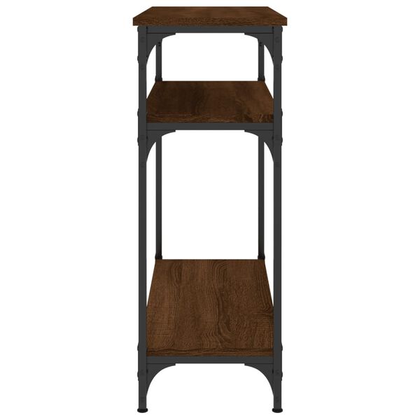 vidaXL Τραπέζι Κονσόλα Καφέ Δρυς 75x29x75 εκ. Επεξεργασμένο Ξύλο