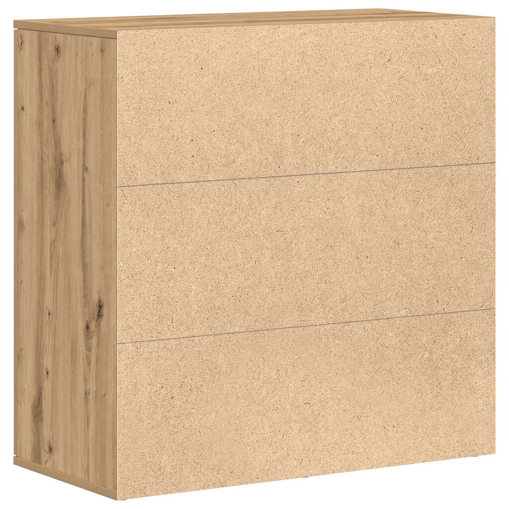 vidaXL Σαπούνι Artisan Oak 79x38x80 εκ. Επεξεργασμένο ξύλο