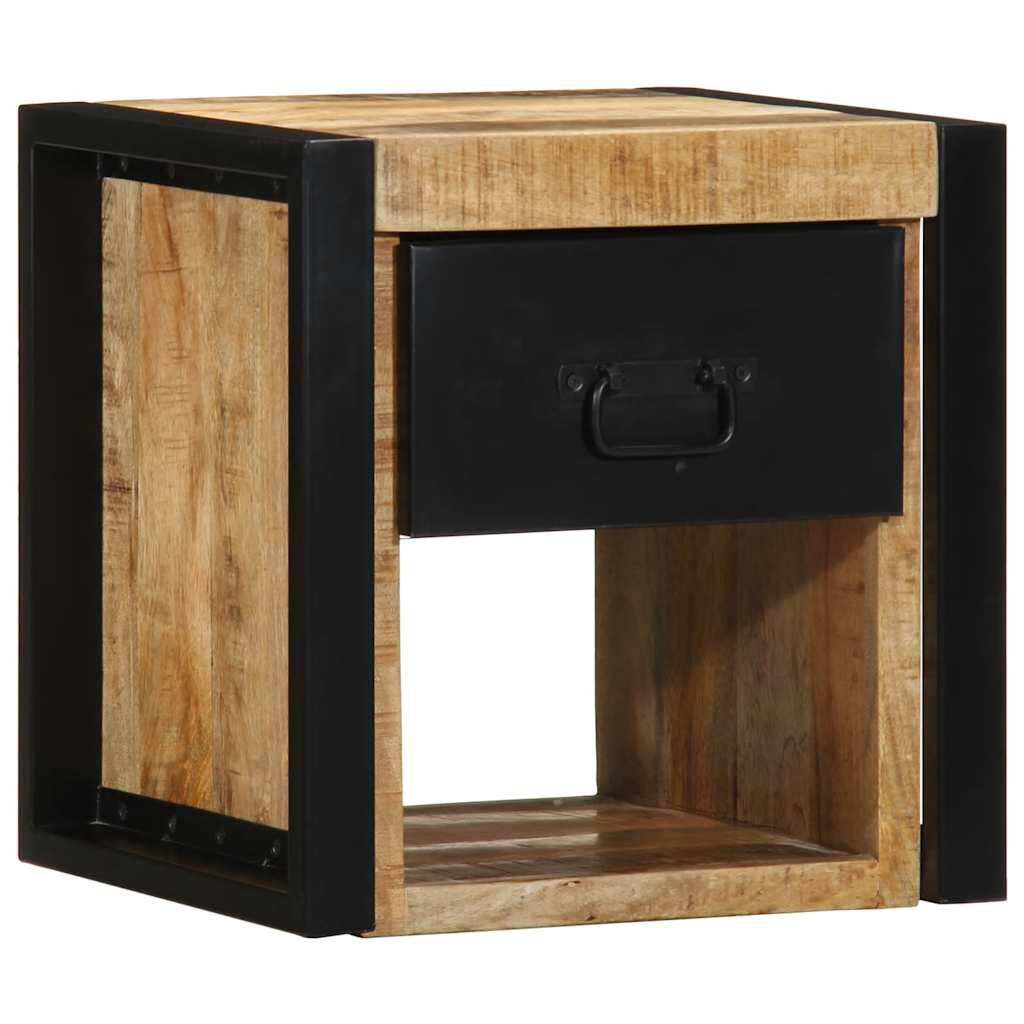 vidaXL Κομοδίνα 2 τεμάχια 40x35x40 cm Στερεό ακατέργαστο ξύλο Mango