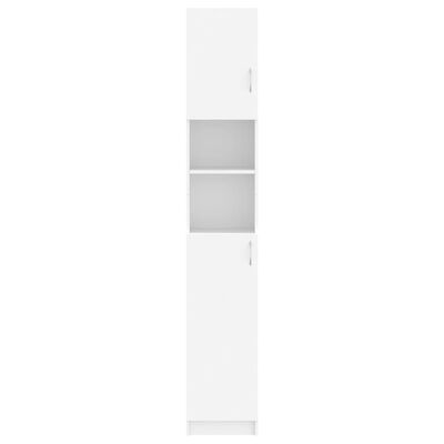vidaXL Στήλη Μπάνιου Λευκή 32 x 25,5 x 190 εκ. από Επεξ. Ξύλο