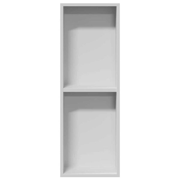 vidaXL Νίτσα Μπάνιου Λευκό 60 x 20 x 9.5 εκ Ανοξείδωτο ατσάλι