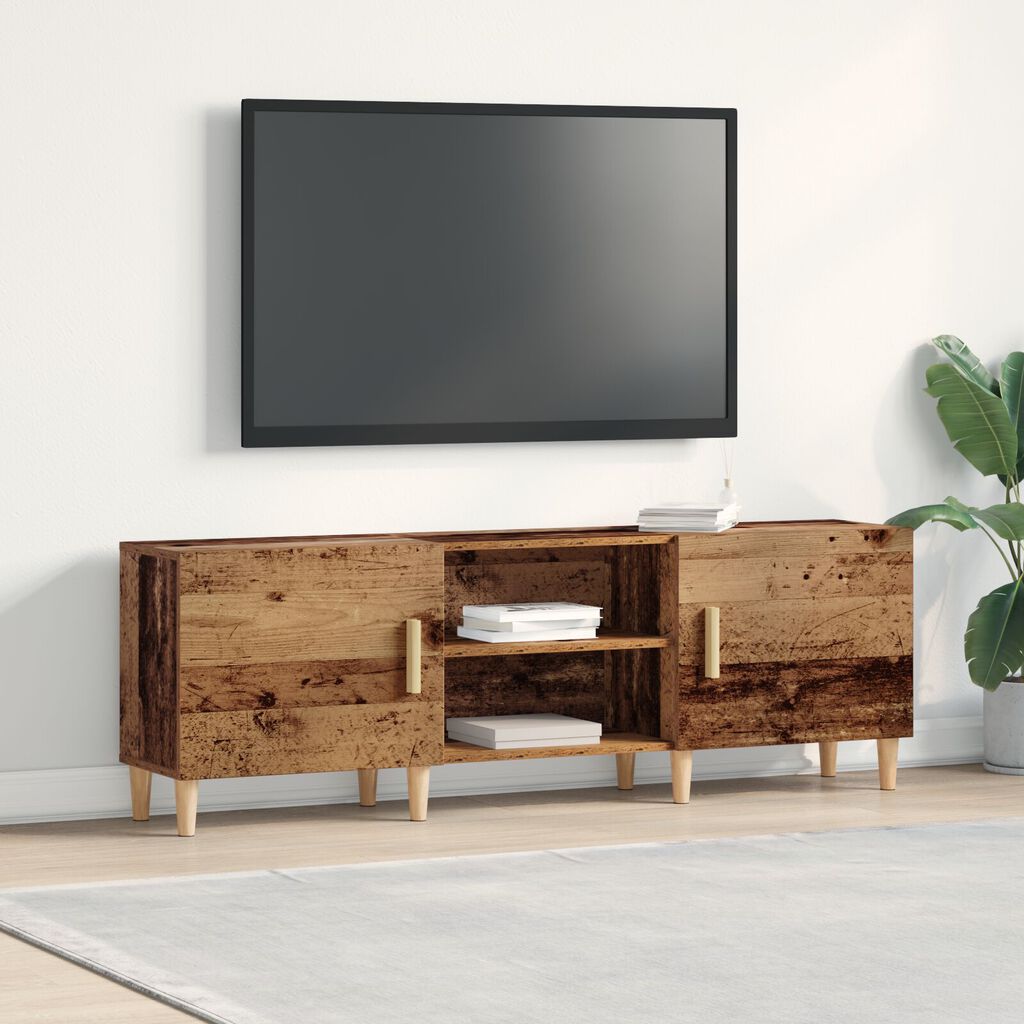 vidaXL Ντουλάπι Τηλεόρασης Παλιού Ξύλου 150x30x50 εκ Κατασκευασμένο Ξύλο