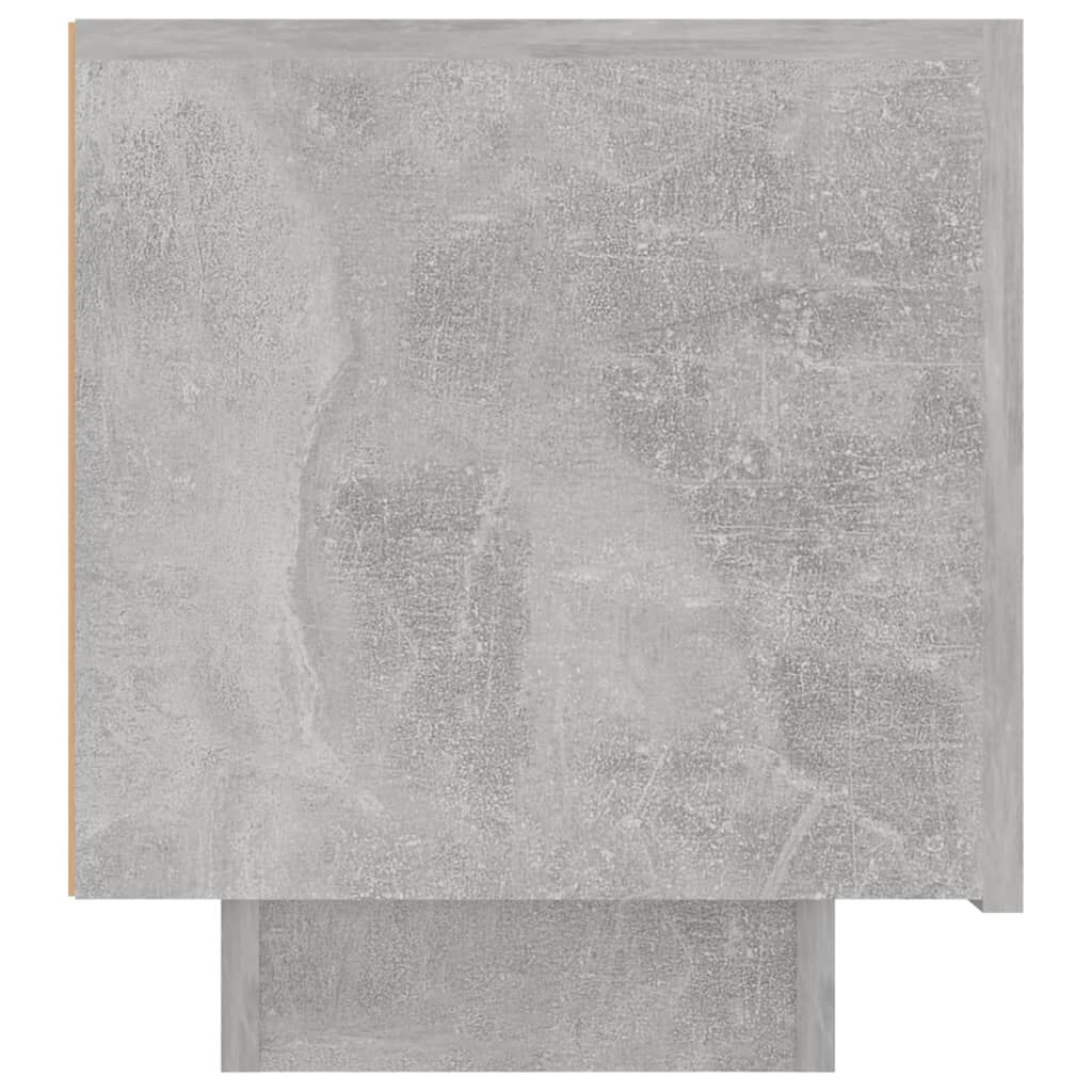 vidaXL Κομοδίνο Γκρι Σκυροδέματος 100 x 35 x 40 εκ. Επεξεργασμένο Ξύλο