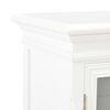 vidaXL Συρταριέρα Λευκή 70 x 28 x 70 εκ. από Μασίφ Ξύλο Πεύκου