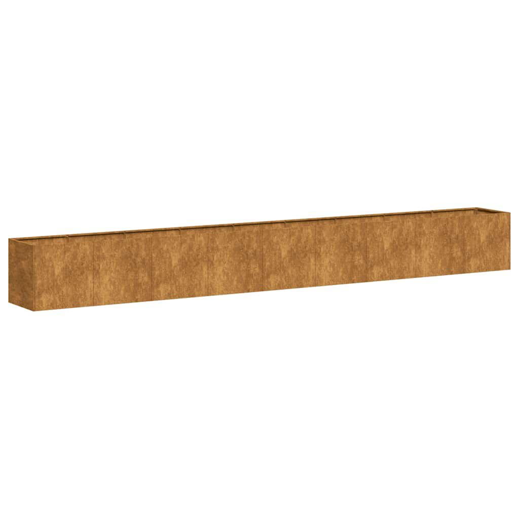 vidaXL Ζαρντινιέρα 360x40x40 εκ. Ατσάλι Σκληρυθέν στον Αέρα